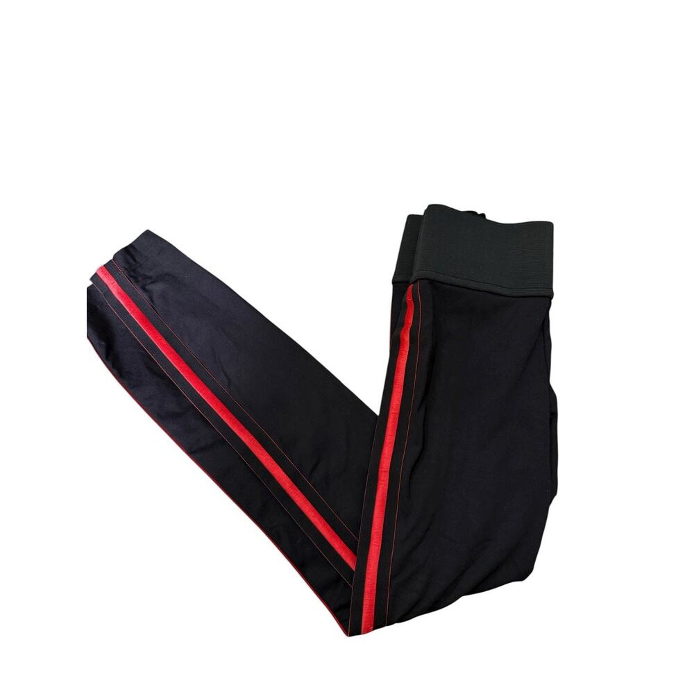 KORAL Rhys Performance Women's Leggings Stripe Pants Size small red & black